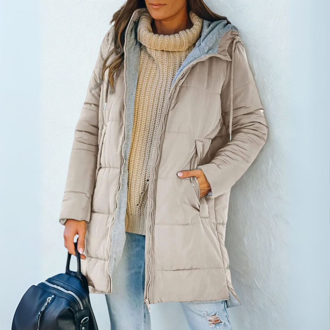 Ainsley - Casual Hooded Puffer Down Jacket