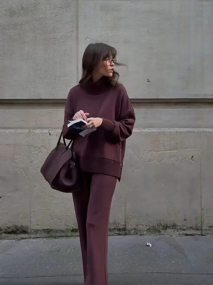 Serena - Complete coordinated oversized jumper set