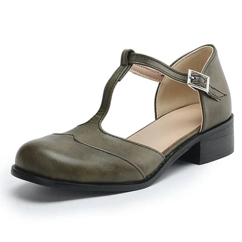 Margaux | Textured Leather Shoes