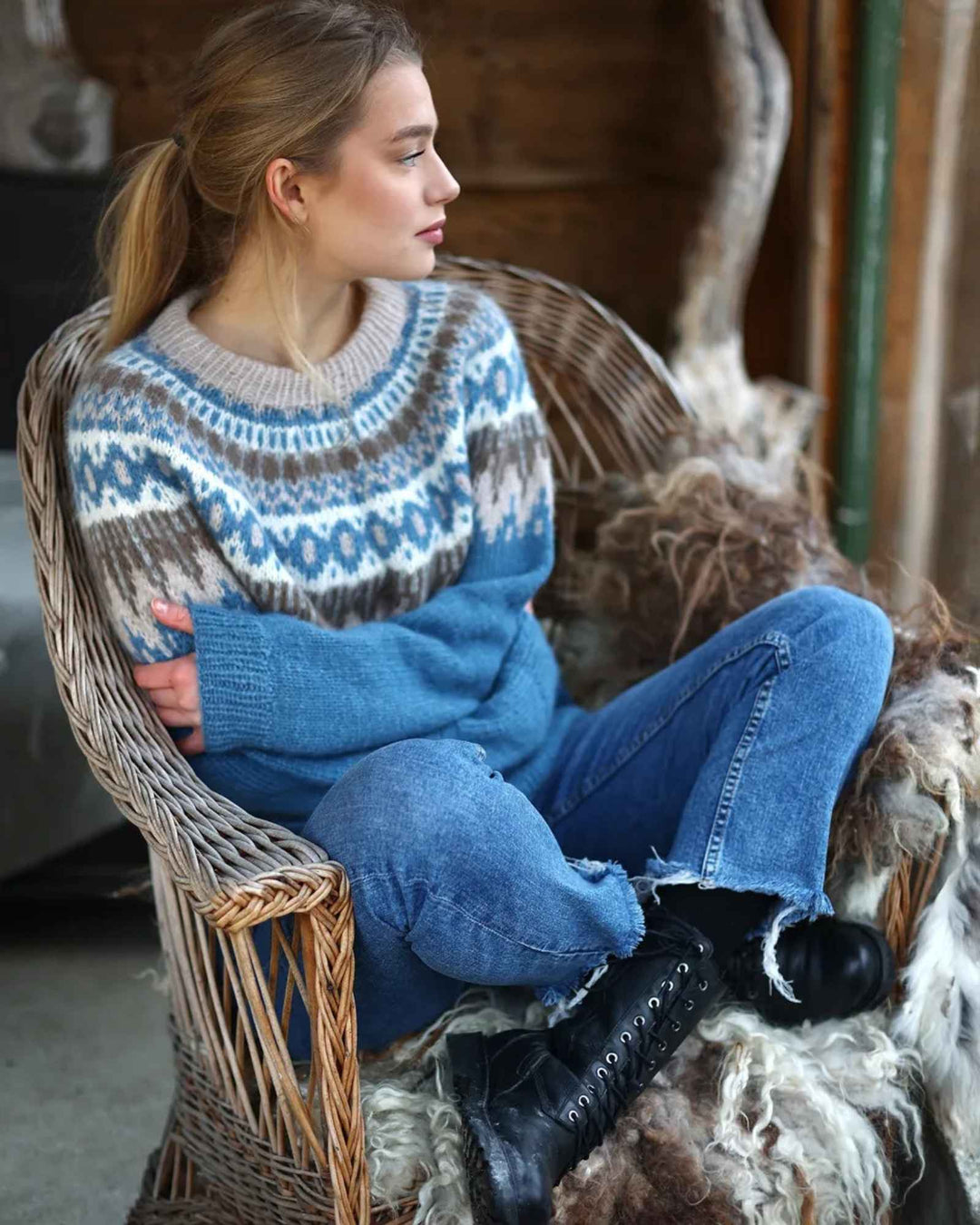 ELSA | NORDIC KNIT SWEATER