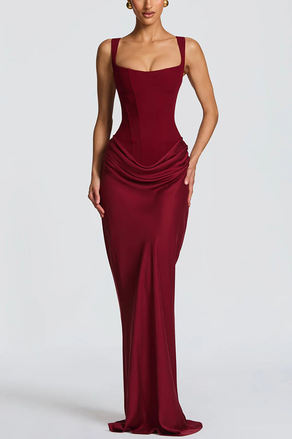 Leonor ❘ Maxi dress with square neckline