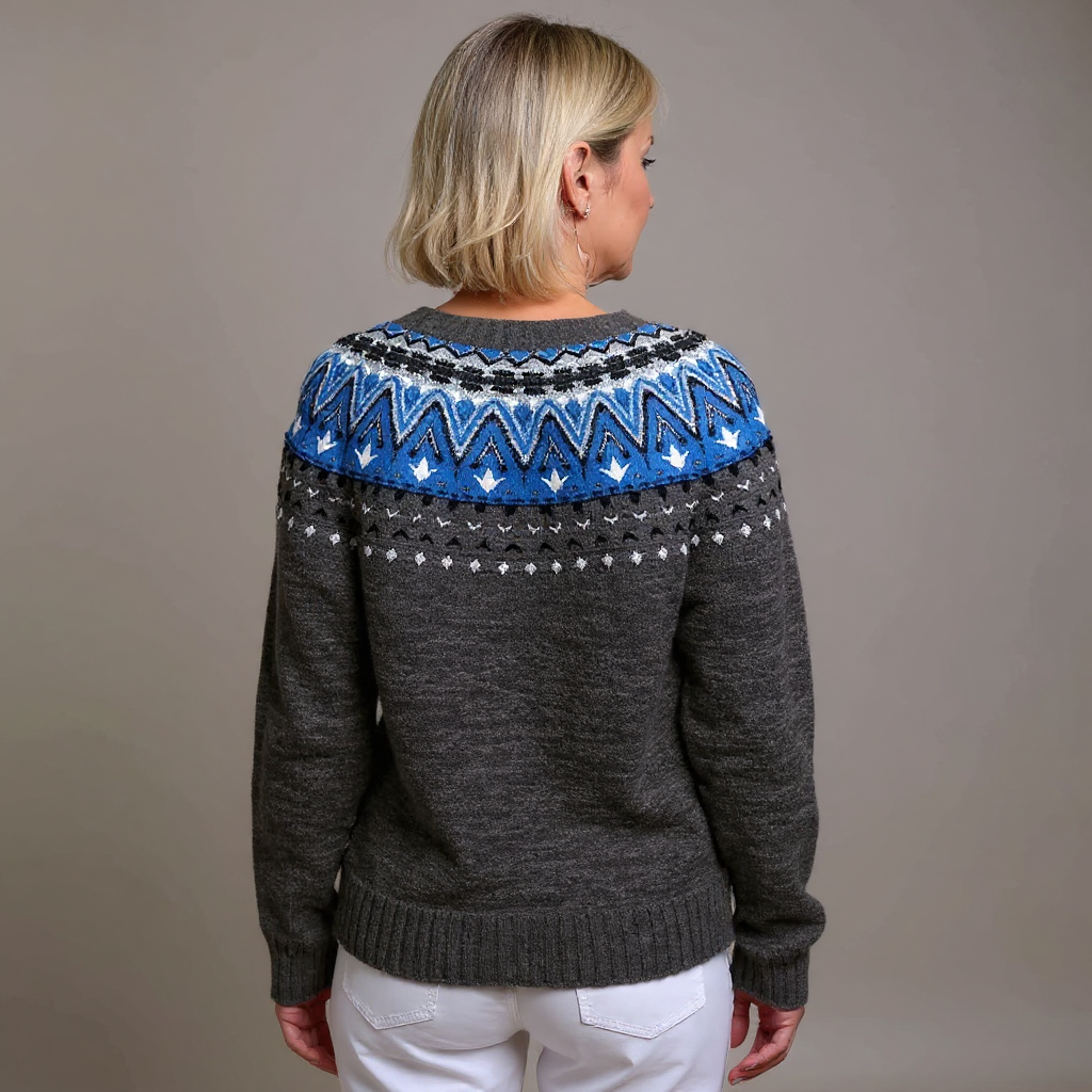 Richard & Helen - Retro Icelandic Wool Cardigan
