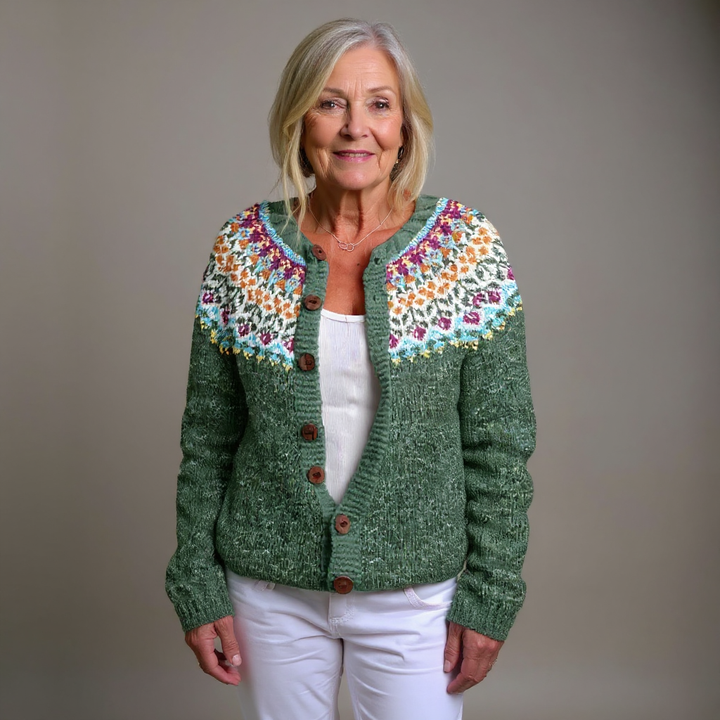 Richard & Helen - Classic Icelandic Wool Vintage Cardigan