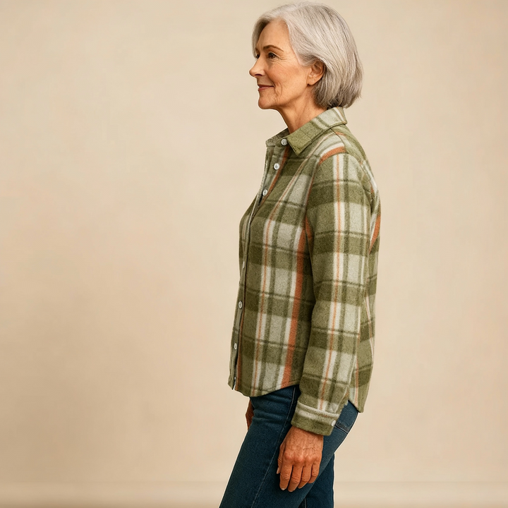 Noor | Checked Blouse