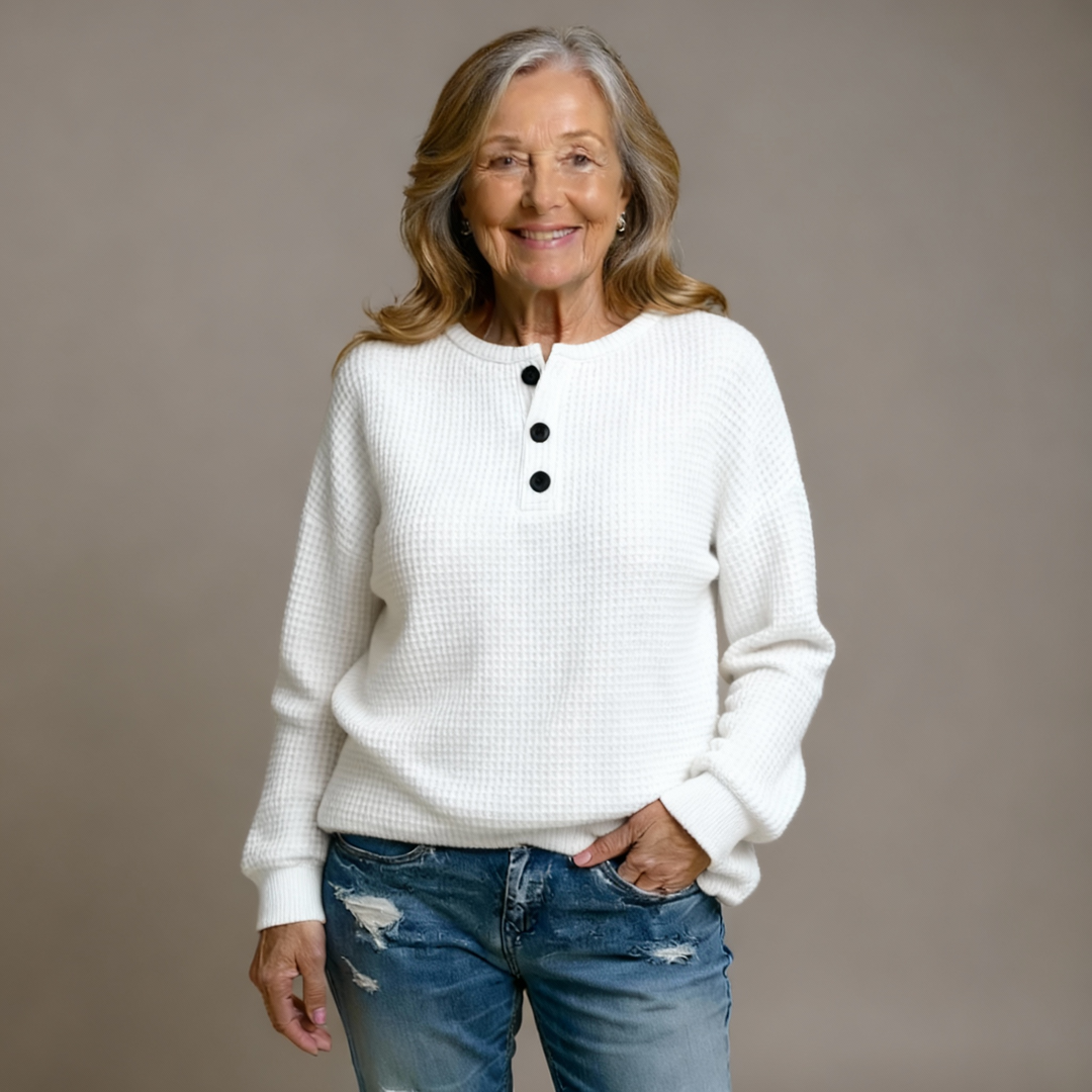 Anne | Casual sweatshirt with collar