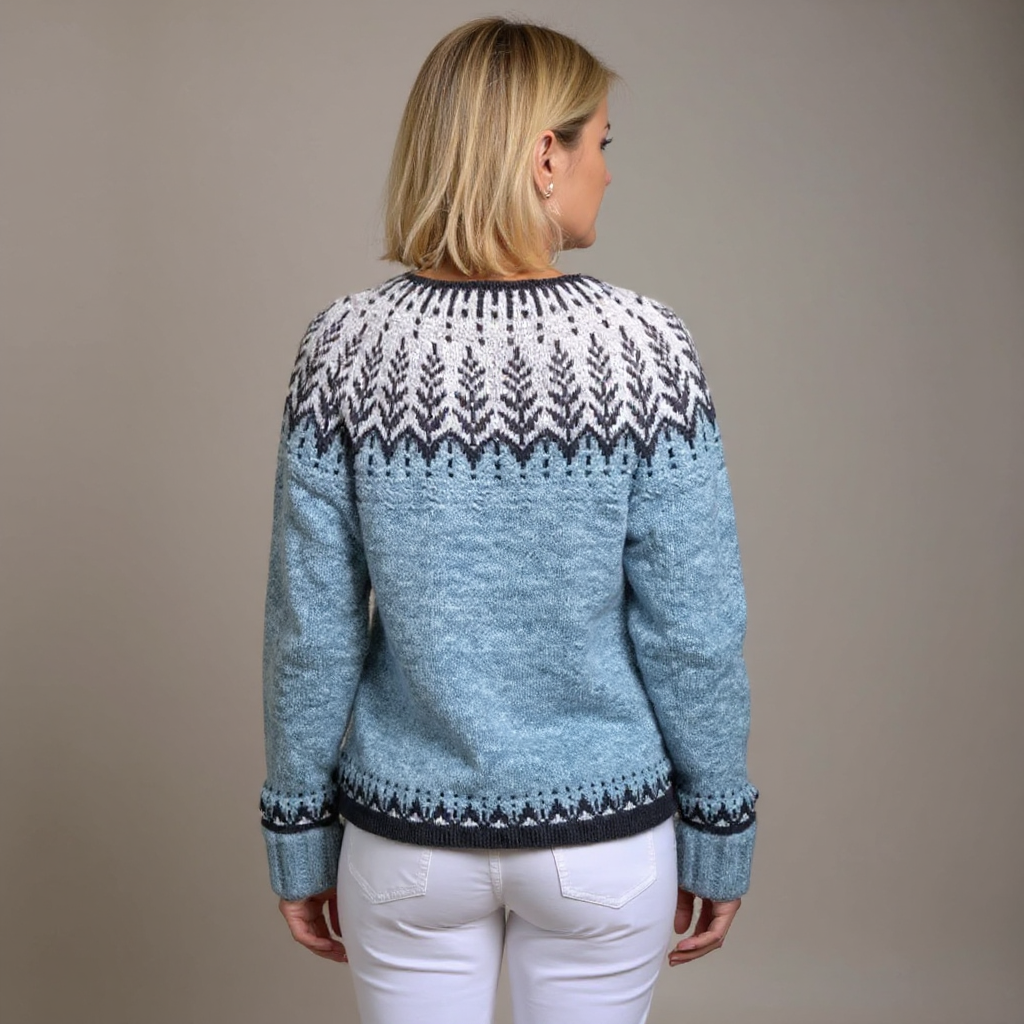 Richard & Helen - Retro Icelandic Wool Cardigan