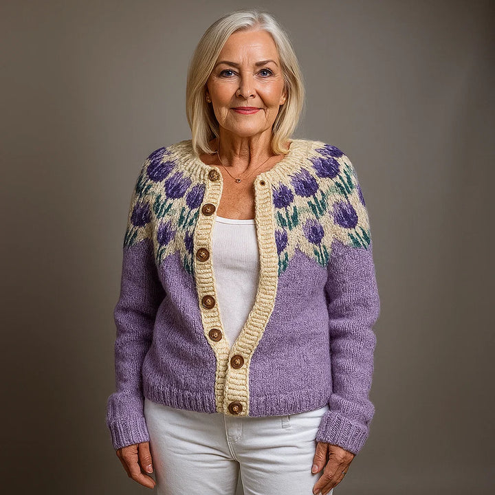 Richard & Helen - Classic Icelandic Wool Vintage Cardigan